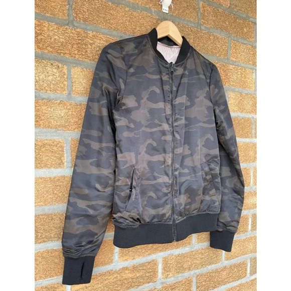 Blanc noir reversible bomber camo small - Picture 9 of 17
